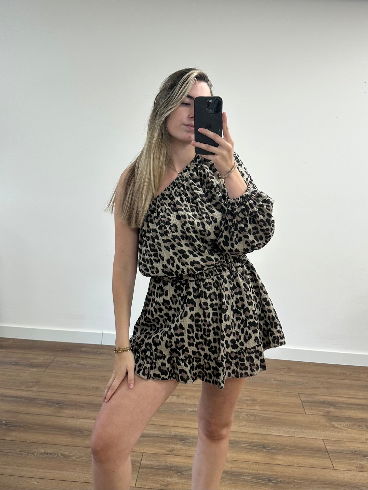 Leopard Playsuit