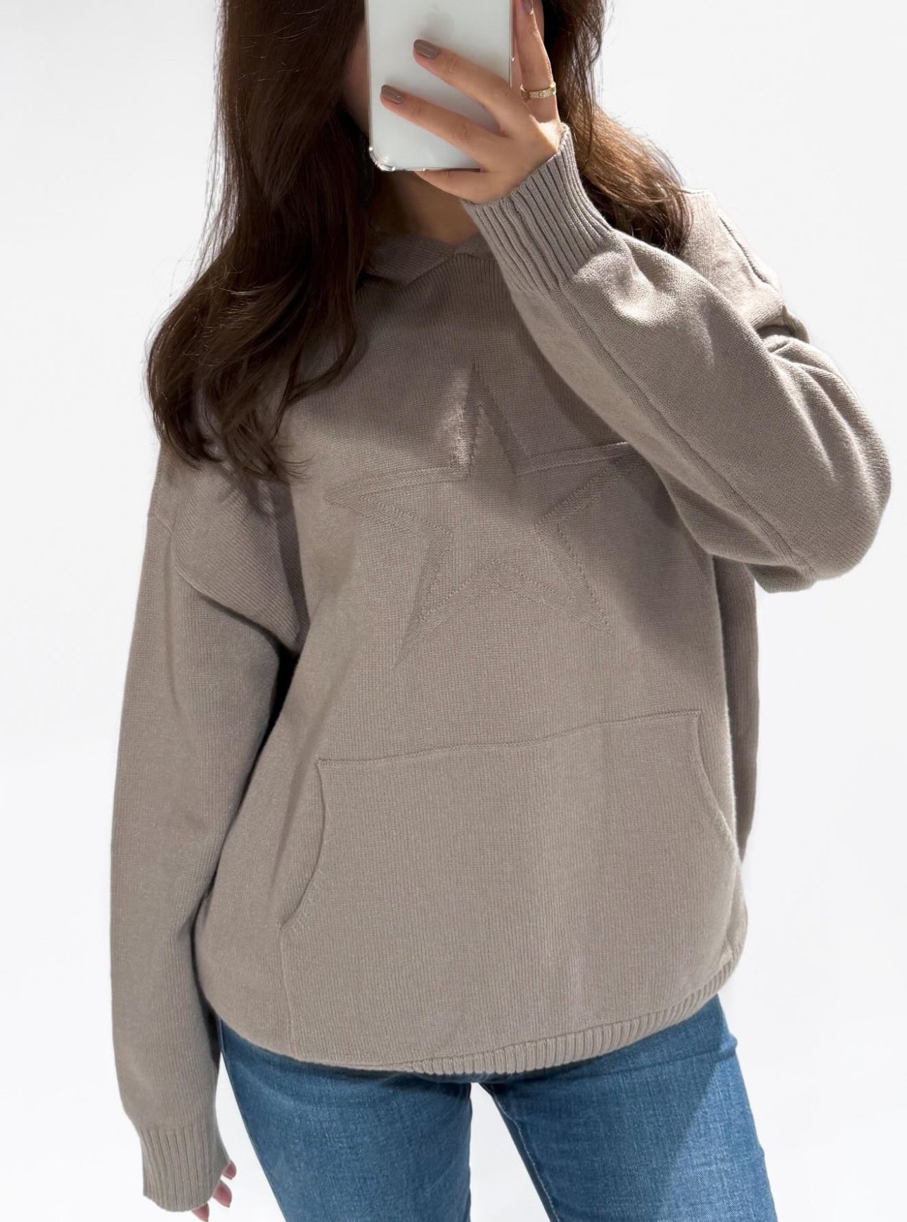 Star Sweater - Taupe