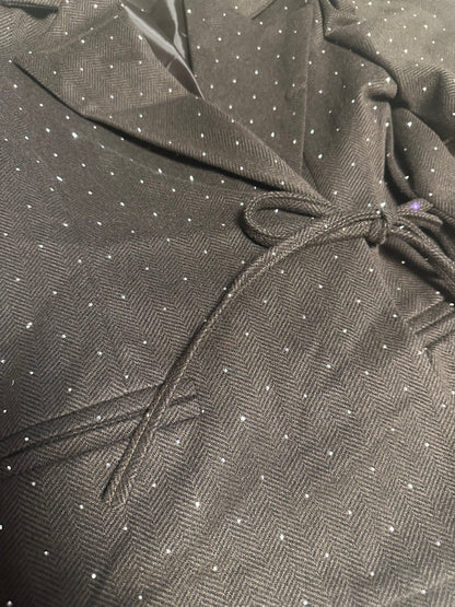 Diamond blazer Brown