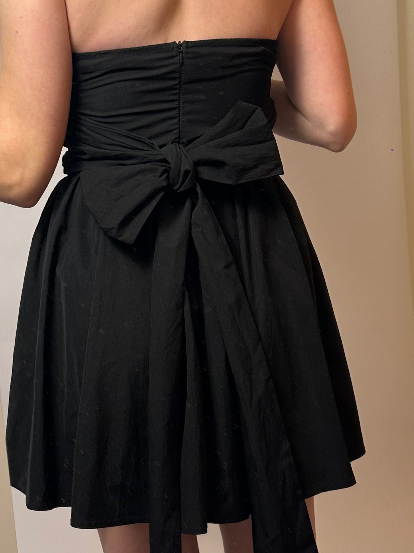 Bow Dress - Black