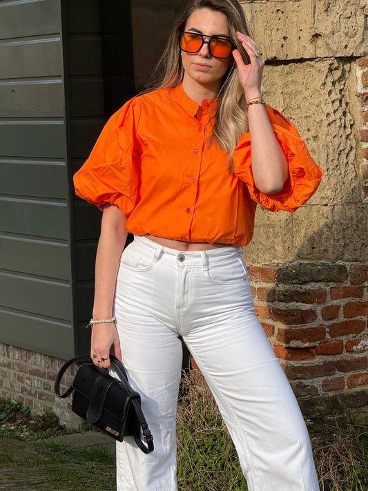 Classic Blouse - Orange