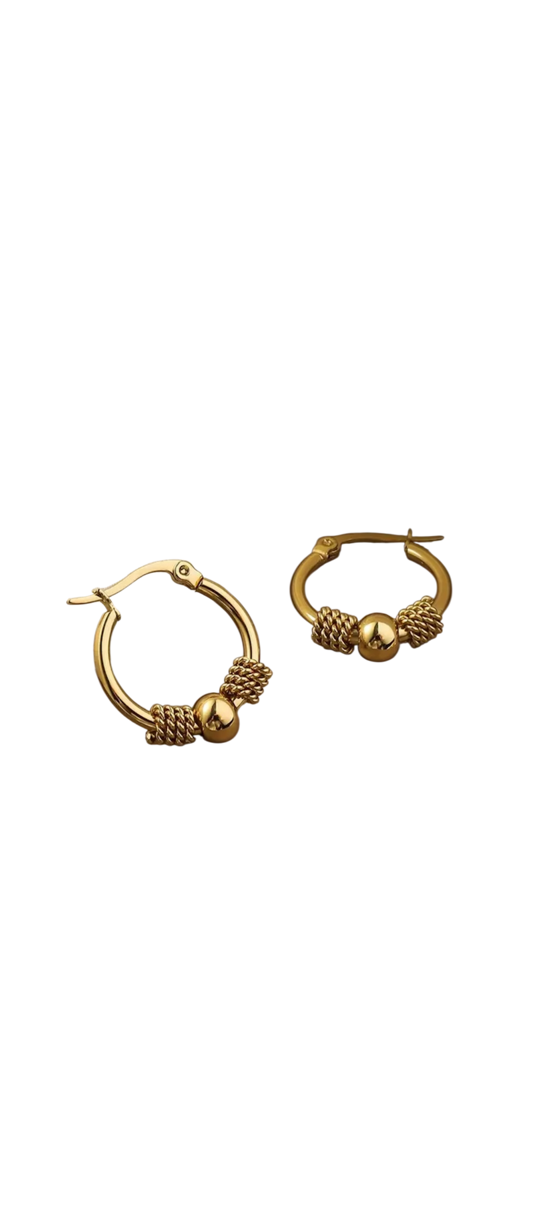 Bali hoops - Gold