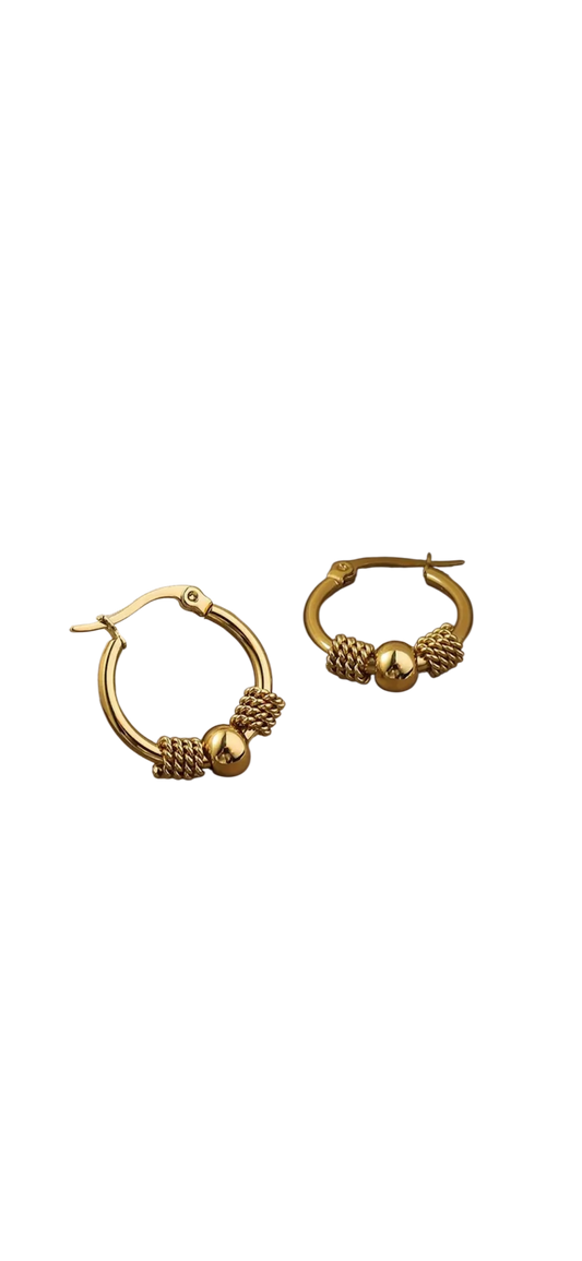Bali hoops - Gold