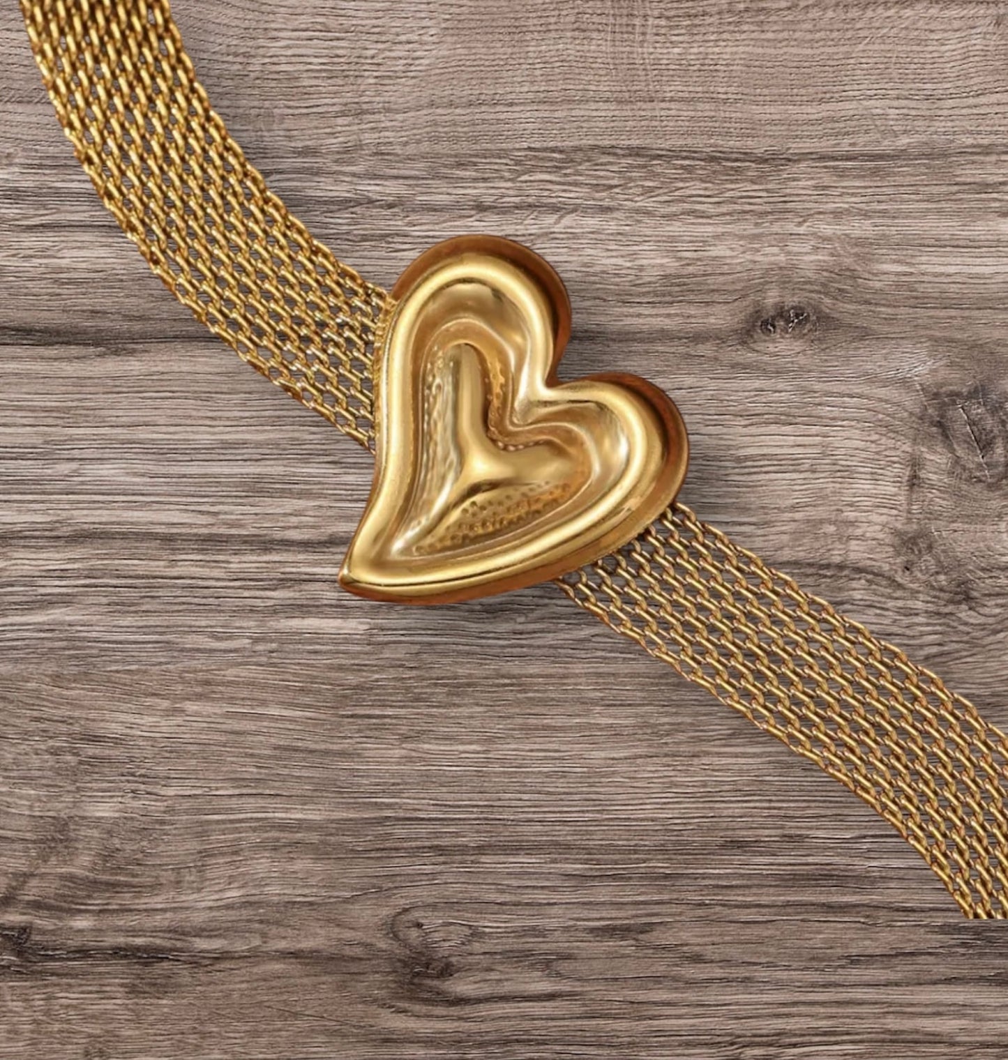 Heart bracelet - Gold