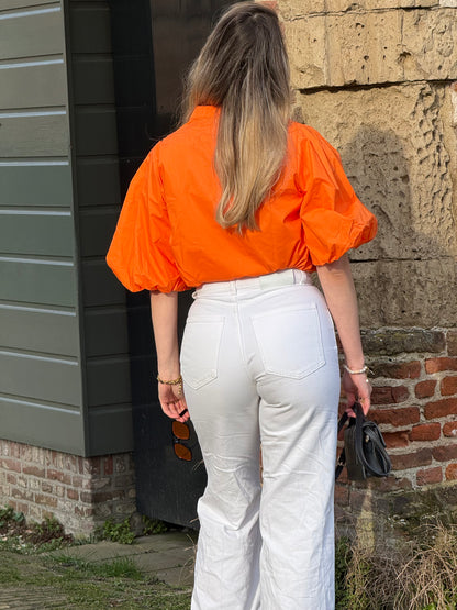 Classic Blouse - Orange