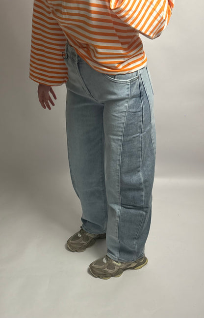 Duo Tone Balloon Jeans