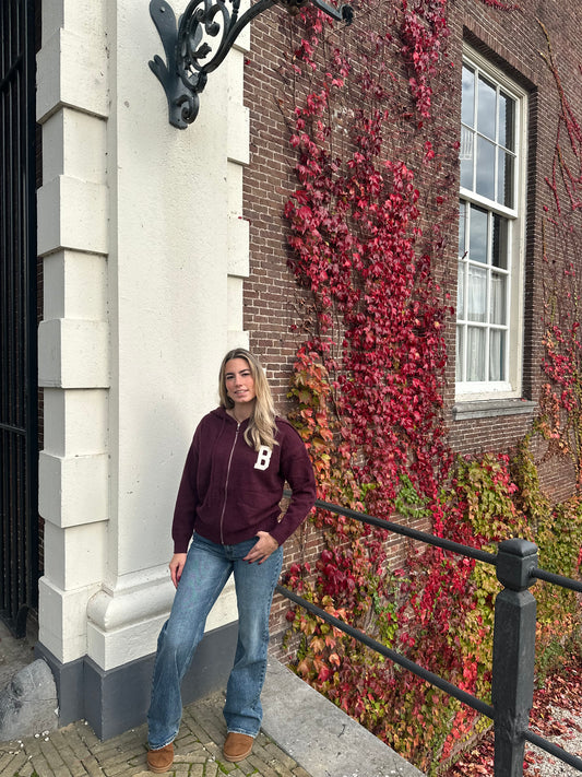 Brooklyn Zipper - Bordeaux