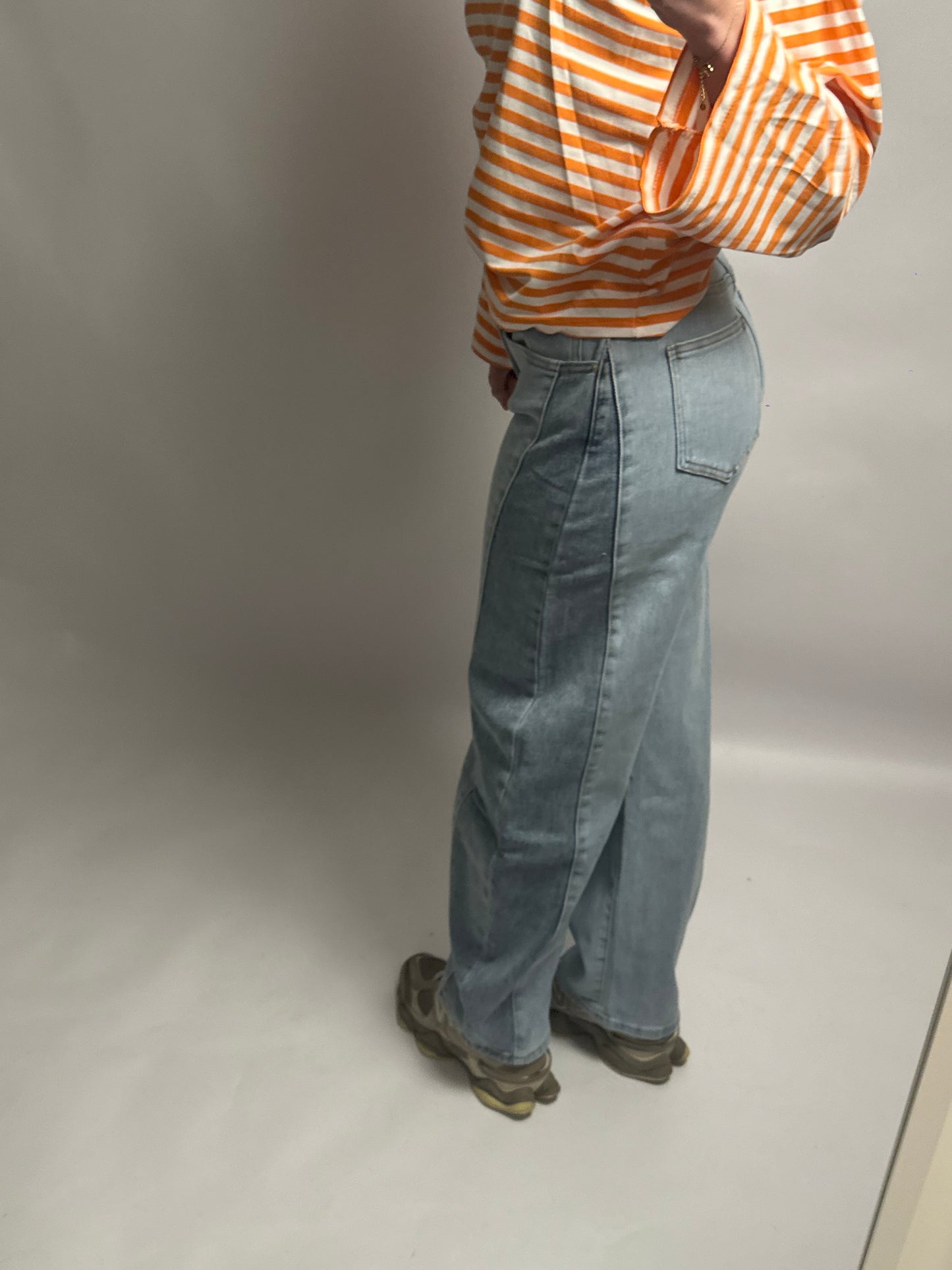 Duo Tone Balloon Jeans