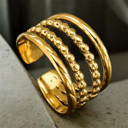 Bold ring - Gold